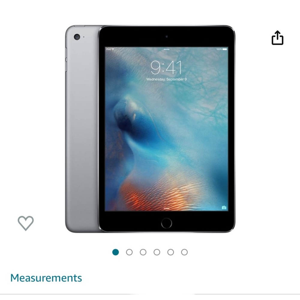 Ipad mini 4th generation, 128 gb space gray in great condition.